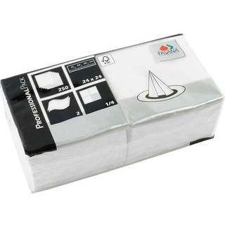 Fasana Serviet 2-lags 24x24 Cm. Hvid 1500 Stk.