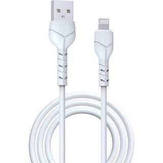 Devia kabel Kintone EC143 USB - Lightning 1,0 m 2,1A vit