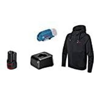 Bosch varmehoodie m ghh 12/18v xa 2,0ah batteri og gaa batteriadaptor un3481