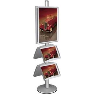 Multi Stander 4 - Dobbeltsidet Med 2 Stålhylder 25mm 2 x 50x70cm