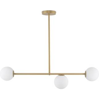 Loftlampe Gama, 3 lyskilder, guld