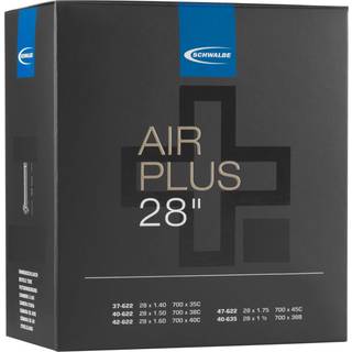 Cykelslange Schwalbe Air Plus DV17AP 37/47-622 40-635 cykelventil 40mm