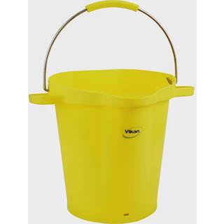 Vikan Spand m/hældetud 20 liter Gul (56926)