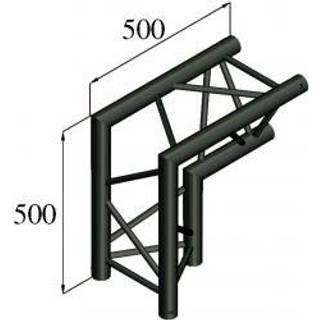 Alutruss TRILOCK S-PAC 25 2-Way-Corner 90°\\/ black TILBUD NU
