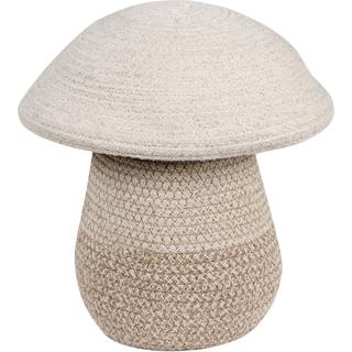 Håndlavet opbevaringskurv Mushroom med låg, H 27 cm