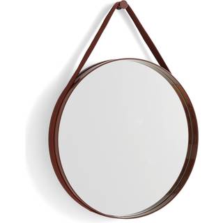 HAY Strap Mirror spejl Dark brown