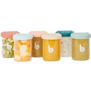 Babymoov ISY Bowls skål med låg Glass 6x250 ml - 6x250 ml