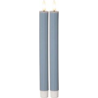 Star Trading LED antikke stearinlys blå 2st 25cm 061-69