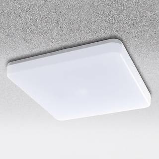 LED-sensorloftlampe Pronto, kantet, 33x33cm