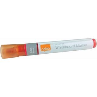 Marker LiqInk whiteboard BulletTip rød 10stk, Nobo 1915379