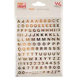 Walther Adhesive letters Gold