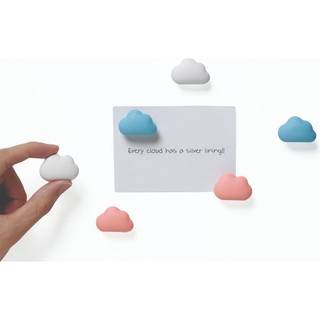 Qualy Cloud Magnet , Blå/ Lyserød