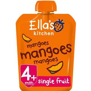 Ellas Kitchen Babymos Mango, Mango & Mango 4 Mdr Økologisk - 70 g