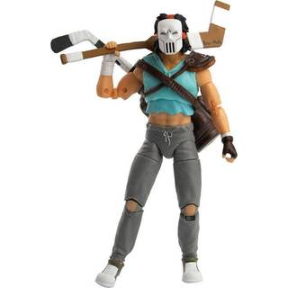 TMNT BST AXN Casey Jones 13 cm actionfigur - 31-punkts bevægelighed, udskiftelige hoveder og hænder, signaturvåben og samlerkort