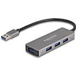 DeLOCK USB Type-A Hub - 4 Ports USB hub - USB 3.2 - 4 ports - Grå