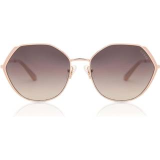 Guess Kvinde GU7842 28F Solbriller Metal Guld Brun Geometrisk Normal Skygge