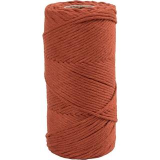 Macramé Snor Brændt Orange 198m - 2mm Kvalitet