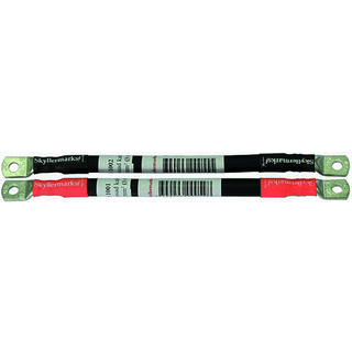 Nelco Batterikabel med rørkabelsko Plus, 25 mm2, 2xM6, 350 mm