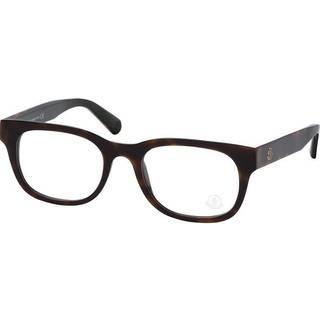 Moncler Mand ML5143 056 Optiske stel Outlet Acetat Havana Firkantet Normal