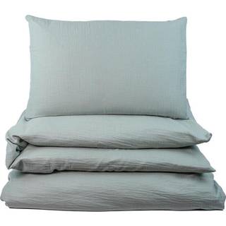 NG Baby Bomuldsmuslin Seng Sæt Klapvogn/Craddle Frosty Green One Size      Unisex