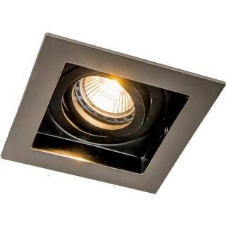 Smart indbygget spotlight stål inkl. Wifi GU10 pære - Carree