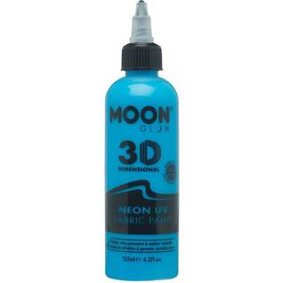 Neon UV Tekstilfarve Blå 125 ml Moon Creations