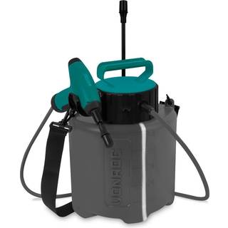 VONROC Sprøjte 5L - 4V | Batteridrevet - opladelig | Til ukrudt og andet | Inkl. 2 sprøjtemunde og USB-oplader