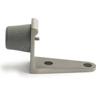 Habo 181 dørstop med 30 mm naturgummibuffer, rustfrit stål
