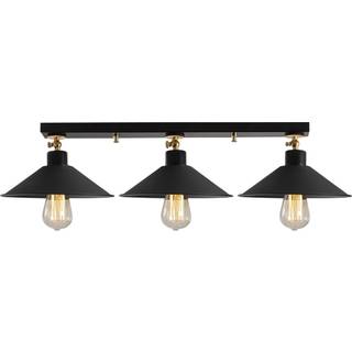 Loftlampe Berceste N-660 3 lyskilder Ø24cm sort