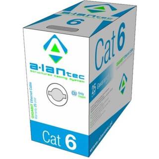 A-LAN Technologie ALANTEC bulk cable - 305 m - light grey - Grå - 305 meter