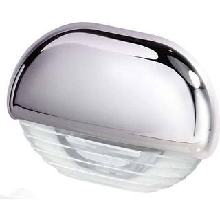 Trinlys Hella Easy Fit, indbygget, plast, krom, LED, 12 / 24 V, 0.5 W, med hvidt skær