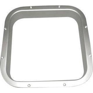 Inderramme / trimkit til dækluge, aluminium, 510 x 510 mm, passer Gebo Skylight Flushline