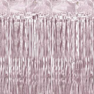 Festgardin Heather Metallic - Smal & Ekstra Høj - 90x250cm