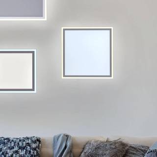 Edging LED-loftlampe, tunable white, 46 x 46 cm