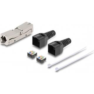 Delock RJ45 Cat 6a Kobling - LSA til LSA - Værktøjsfri
