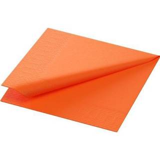 125 stk. Frokostservietter Solorange Duni - 3-lags tissue, perfekt til festlige lejligheder