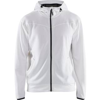 Blåkläder 3363 Hættetrøje full zip / Hættetrøje full zip - S - Hvid/Mørk Grå