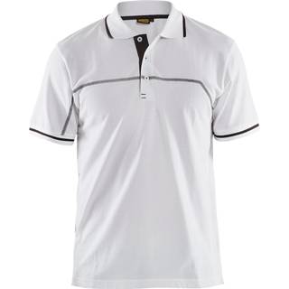 Blåkläder 3389 Poloshirt / Poloshirt - M - Hvid/Mørk Grå