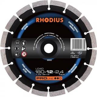 RHODIUS Diamant betonskive LD 40 Ø350mm Ø10,0 x 2,8 x 25,40 mm (303438)