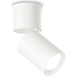 Ideal Lux Toby loftlampe, justerbart hoved, hvid