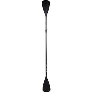 Kajakpadle / SUP-pagaj Black Island Two-In-One, aluminium, justerbar, 160 - 210 / 225 cm