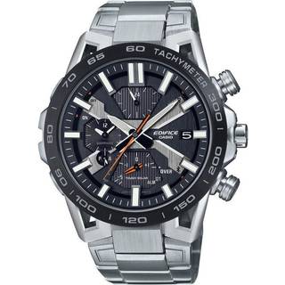 Casio EQB-2000DB-1AER Edifice Sort/Stål Ø47.8 mm