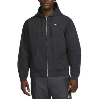 Padded Hooded Jacket in Off-Noir - XS