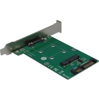 Maiwo KT008A mSATA 27x30, 51x30, 70x30mm til SATA Adapter