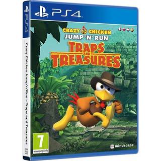 Crazy Chicken Jump 'n' Run Traps and Treasures - Sony PlayStation 4 - Platform