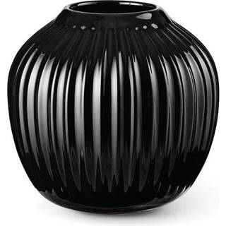 Hammershøi Vase H13 cm sort