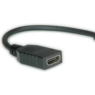 ROLINE HDMI High Speed Cable + Ethernet, A - C, F/M, 0.15 m