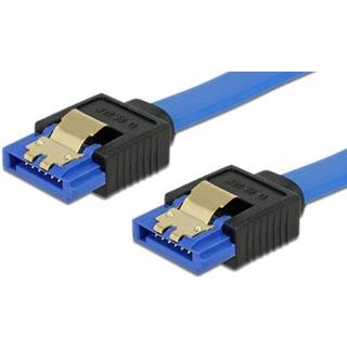 Delock - SATA 600 kabel - Blå - 10 cm