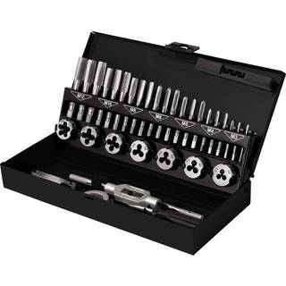 TOOLCRAFT TO-7015521 Gevindskæresats 32 dele Stål M3 x 0.50 , M4 x 0.70 , M5 x 0.80 , M6 x 1
