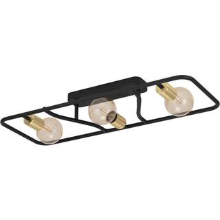 EGLO Messinaro Loft 3Xe27 720X280 Sort/Bm